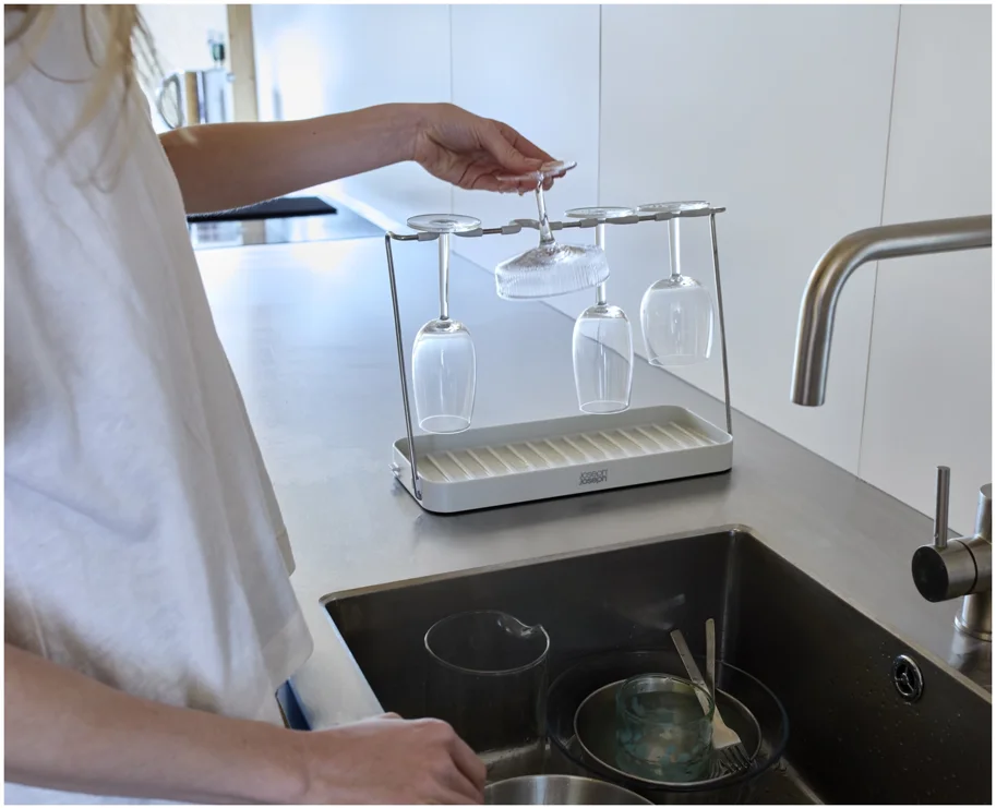 DrySmart Abtropfgestellt Weingläser