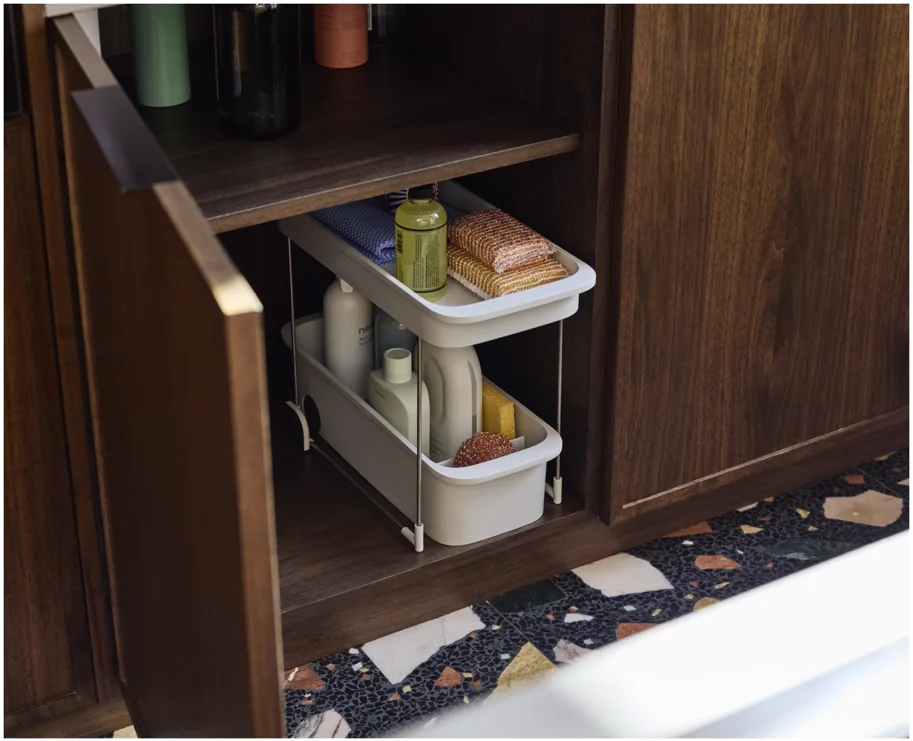 CupboardStore Putzschrank ausziehbar aus recycl. Kunststoff