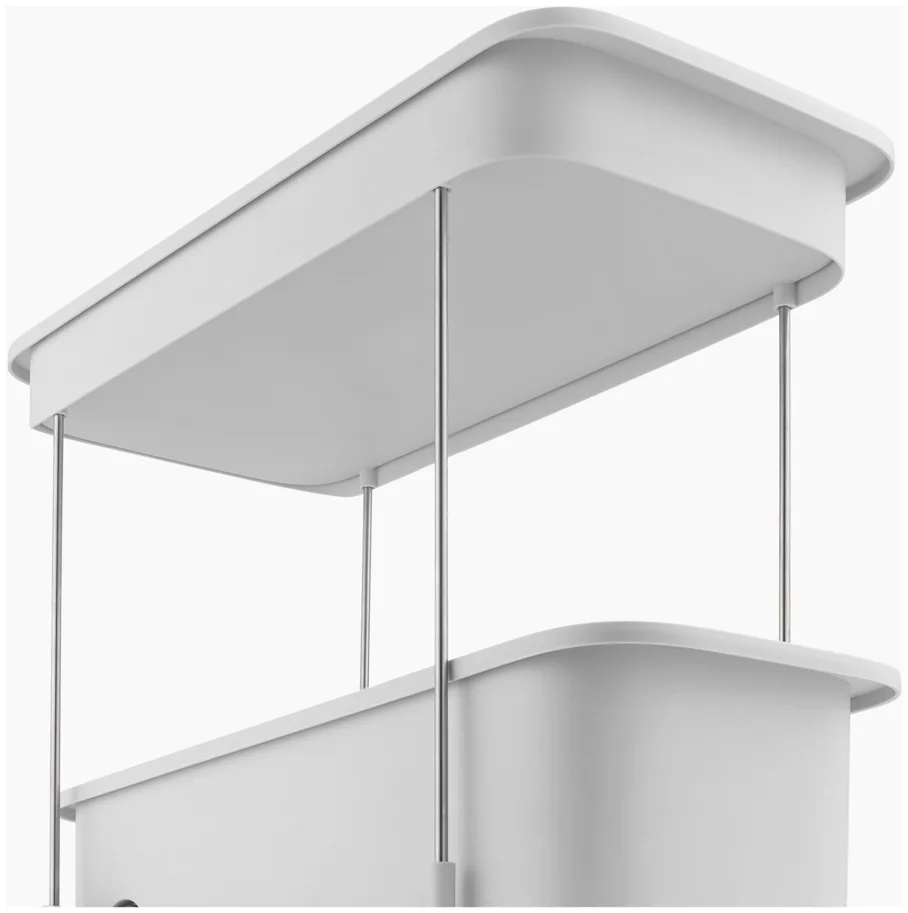 CupboardStore Putzschrank ausziehbar aus recycl. Kunststoff