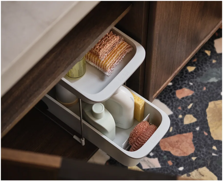CupboardStore Putzschrank ausziehbar aus recycl. Kunststoff