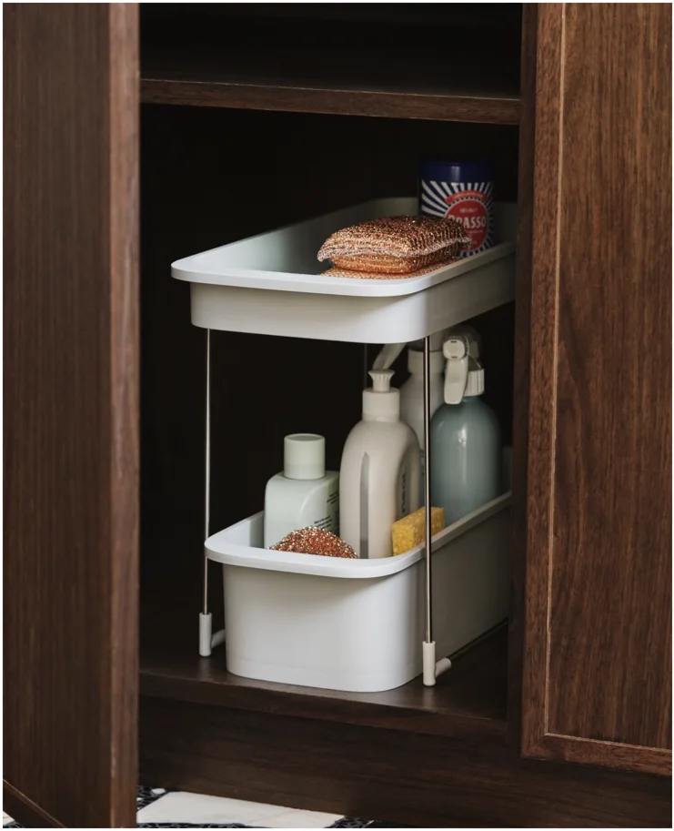 CupboardStore Putzschrank ausziehbar aus recycl. Kunststoff