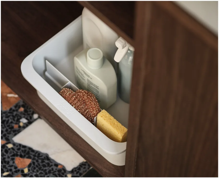 CupboardStore Putzschrank ausziehbar aus recycl. Kunststoff