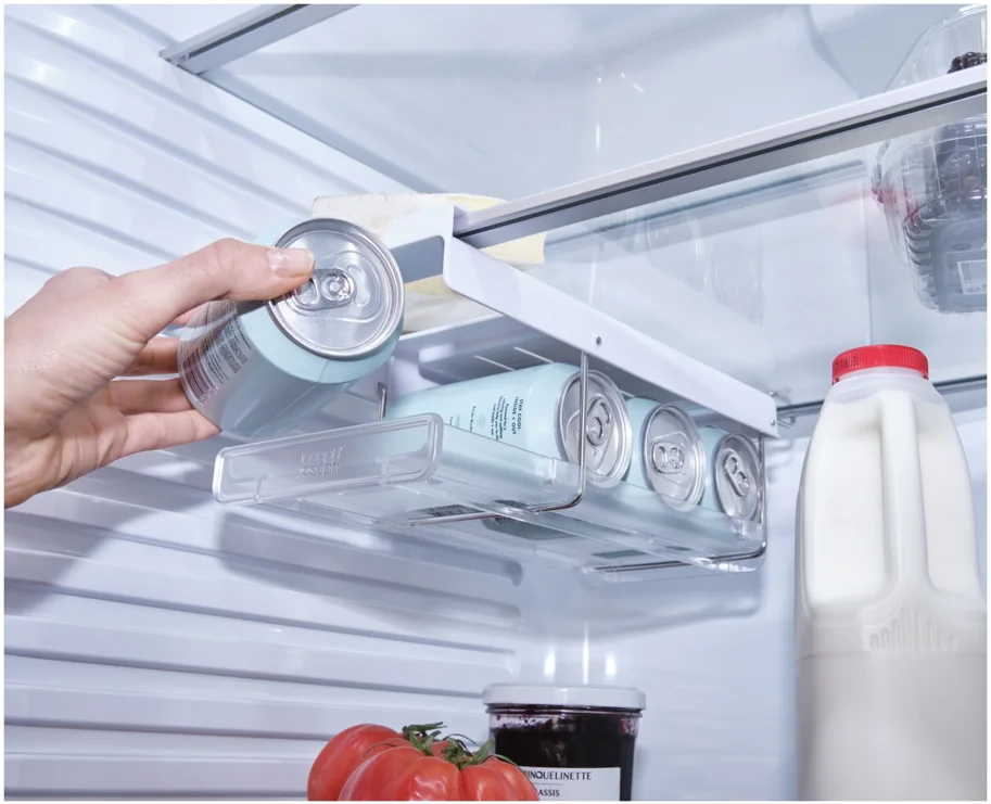 FridgeStore Kühlschrank-Unterregal Dosenhalter