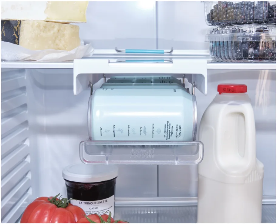 FridgeStore Kühlschrank-Unterregal Dosenhalter