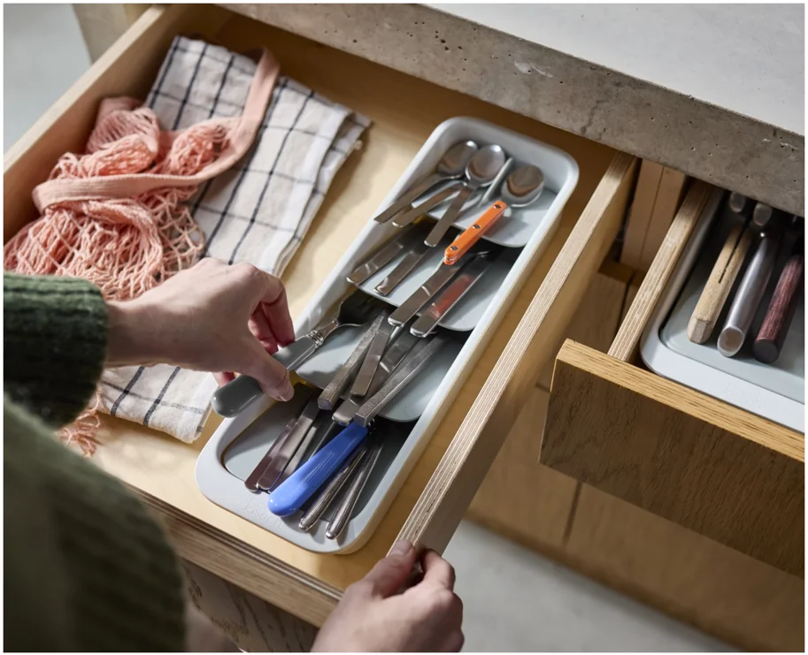 DrawerStore Besteckkasten kompakt aus recycl. Kunststoff