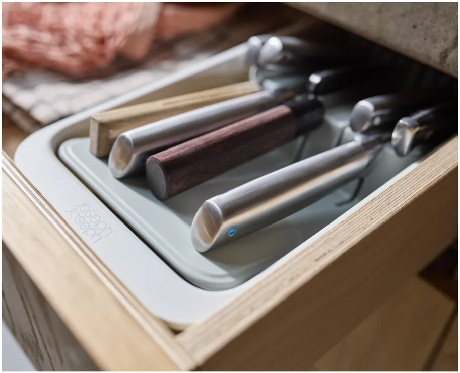 DrawerStore Messeraufbewahrung kompakt recycl. Kunststoff