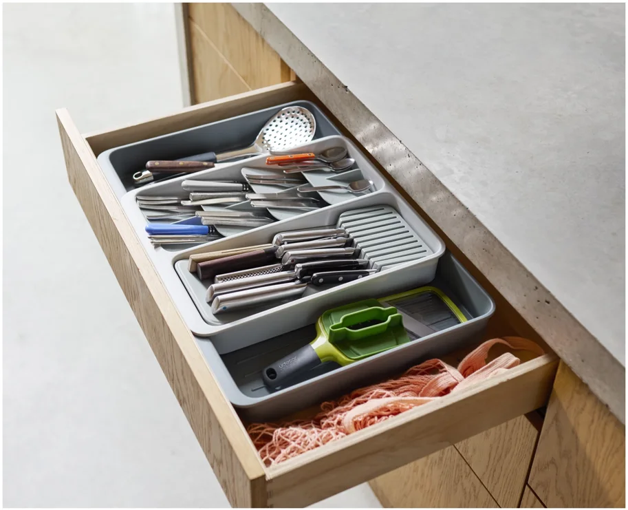 DrawerStore Besteckkasten erweiterbar aus recycl. Kunststoff