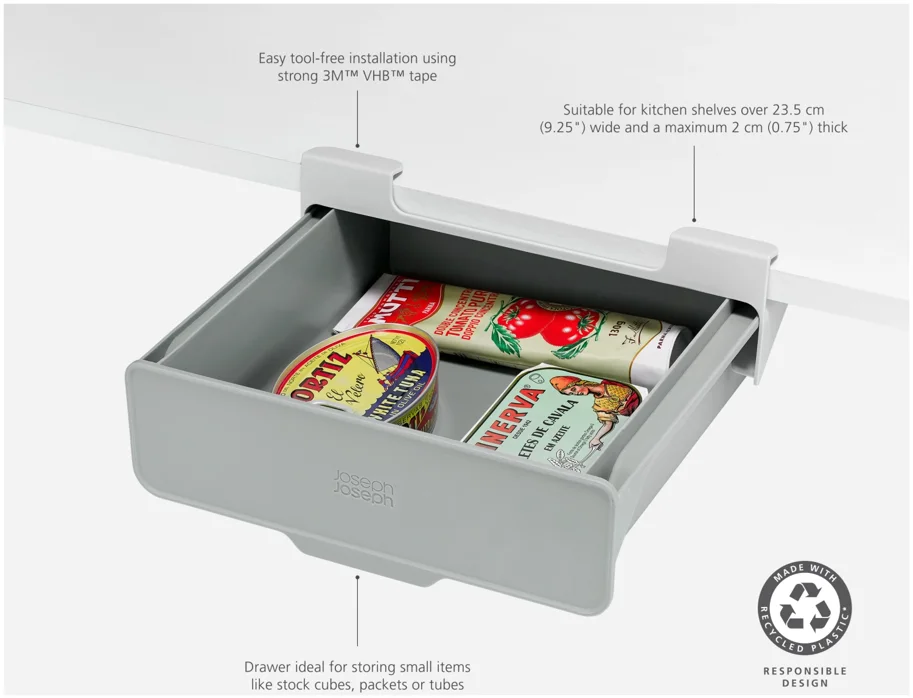 CupboardStore Unterregal-Schublade aus recycl. Kunststoff