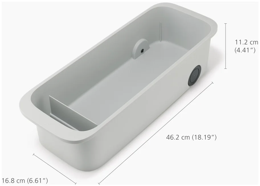 CupboardStore Putzschrank ausziehbar aus recycl. Kunststoff