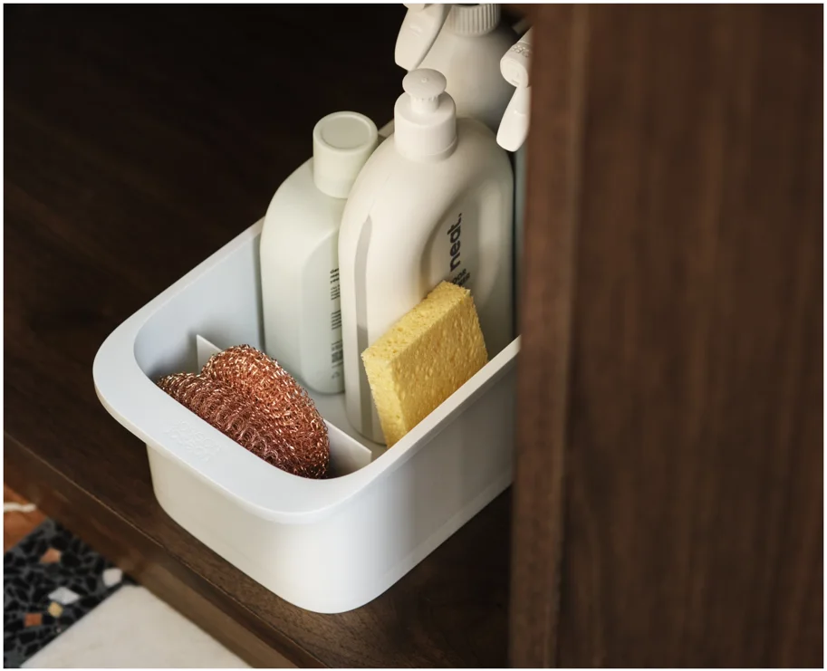 CupboardStore Putzschrank ausziehbar aus recycl. Kunststoff
