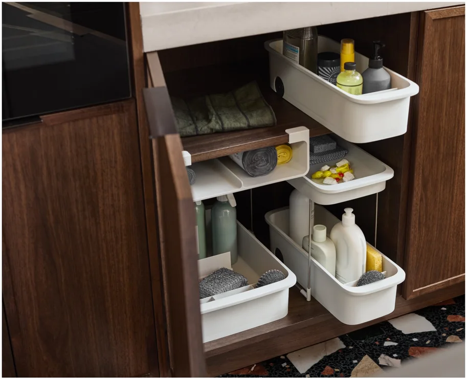 CupboardStore Küchenorganizer L für Beutel recycl. Kunstst.
