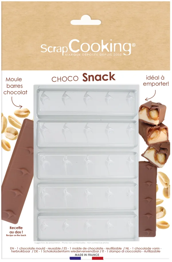 Giessform halbart für Schokolade Schoko Snack