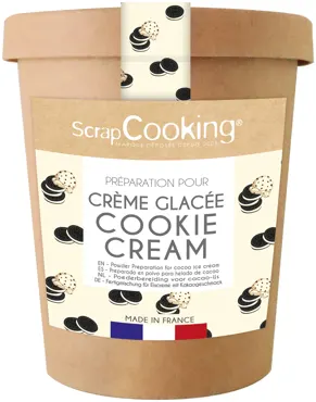 Fertigmischung Glace Cookies & Cream 185g