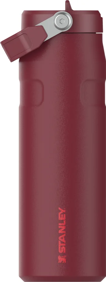 IceFlow Flip Straw Flasche 0.7l cranberry