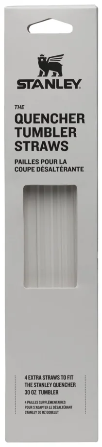 4er Set Ersatzstrohhalm für Quencher 0.89l transparent