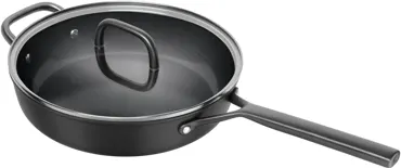 Milano Schmorpfanne mit Glasdeckel 28cm Schwarz