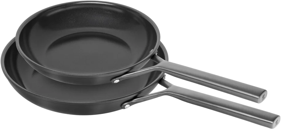 2er Set Milano Bratpfanne 24 + 28cm Schwarz