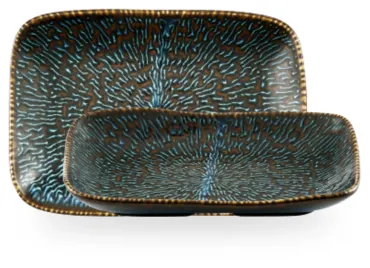 Cascade Sapphire Blue Naturtablett 26x18cm