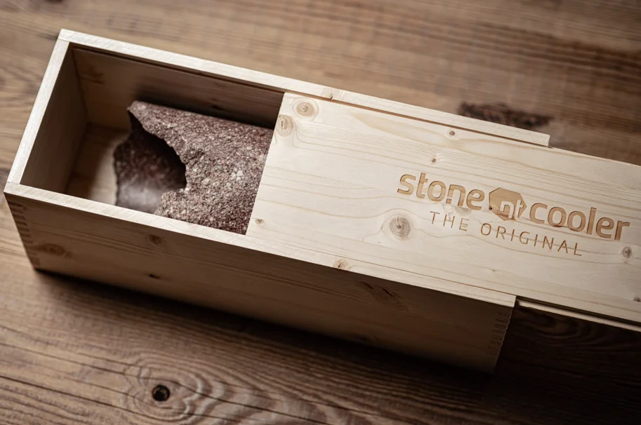 Weinkühler Holzbox Verpackung 15x15x40cm