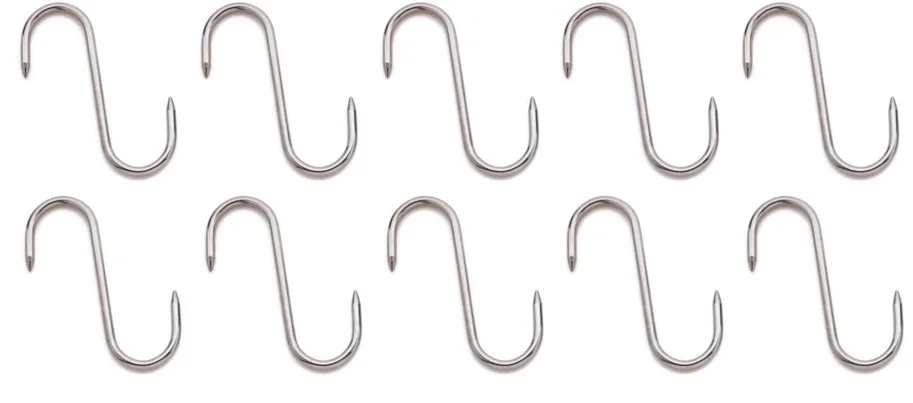 10er Set Fleischhaken 14cm