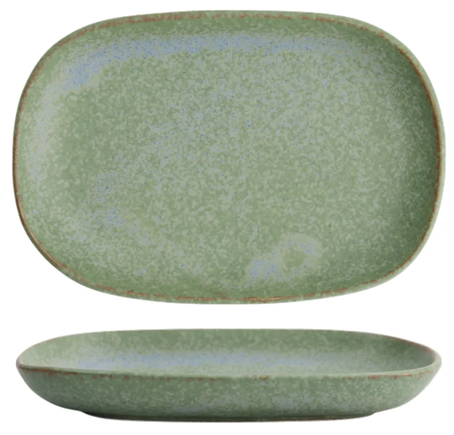 Vert Sauge Platte 19x13cm