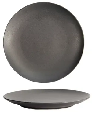 Yuzu Schwarz Coupe Teller D27.1cm