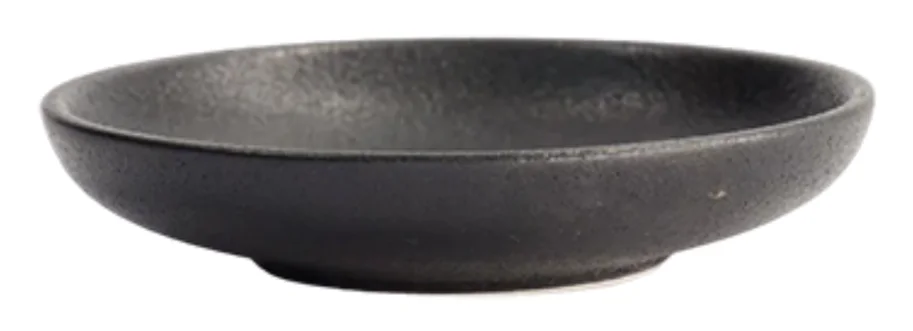 Yuzu Schwarz Schale 10x2cm