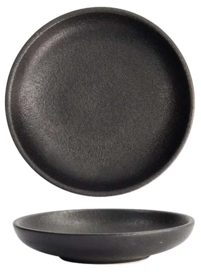 Yuzu Schwarz Schale 10x2cm