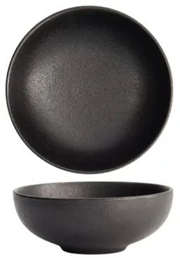 Yuzu Schwarz Schale 11.1x4.4cm