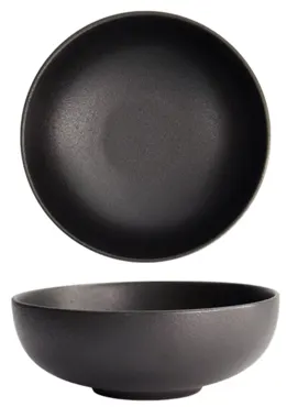 Yuzu Schwarz Schale 18.9x7cm