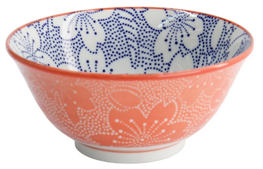 Sakura Schale 14.8x6.8cm blau und rot