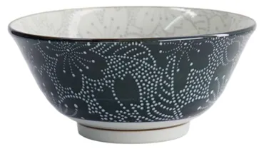 Sakura Schale 14.8x6.8cm grau und schwarz