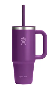 Reisebecher mit Trinkhalm 710ml beachplum