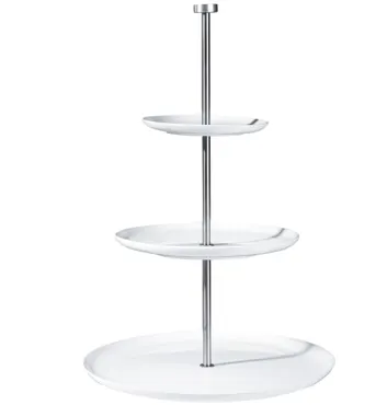 À Table Etagere 3 stufig H:49cm D 30cm, 26.5cm, 21cm