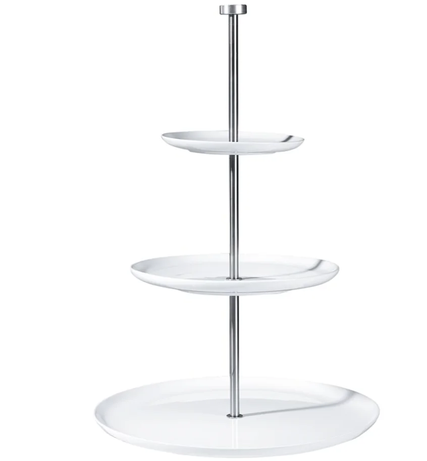 À Table Etagere 3 stufig H:49cm D 30cm, 26.5cm, 21cm