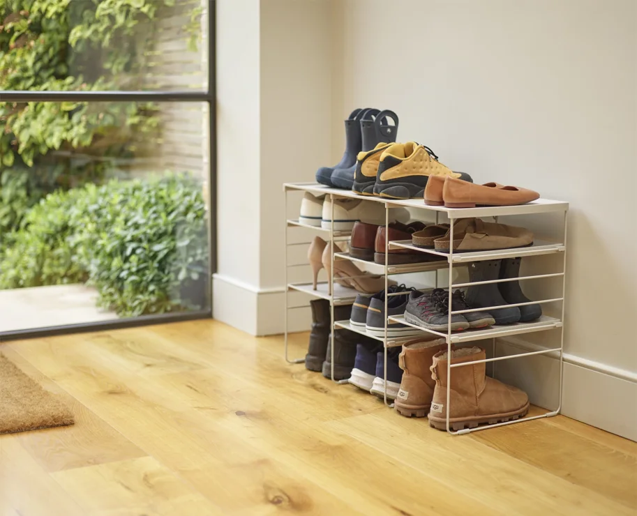 2er Set Level Ersatztablar zu Schuhregal 34x25.7x2cm ecru