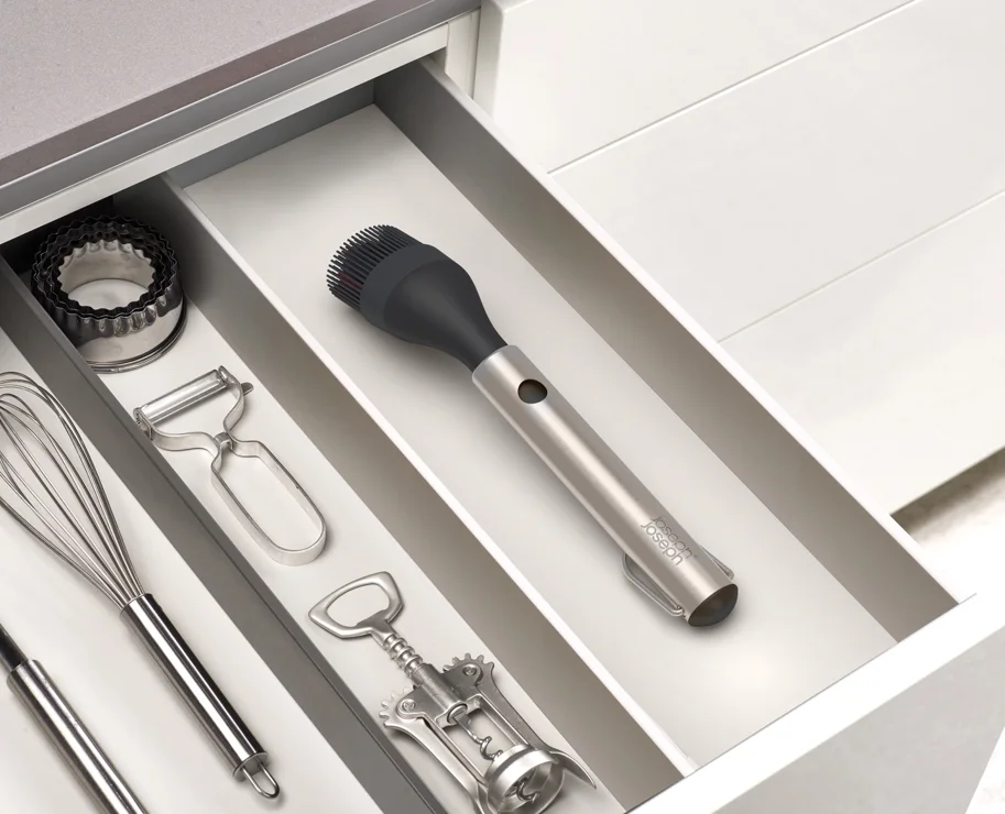 GrillOut BBQ Pinsel einziehbarer Kopf Silikon 34.9-27.5cm