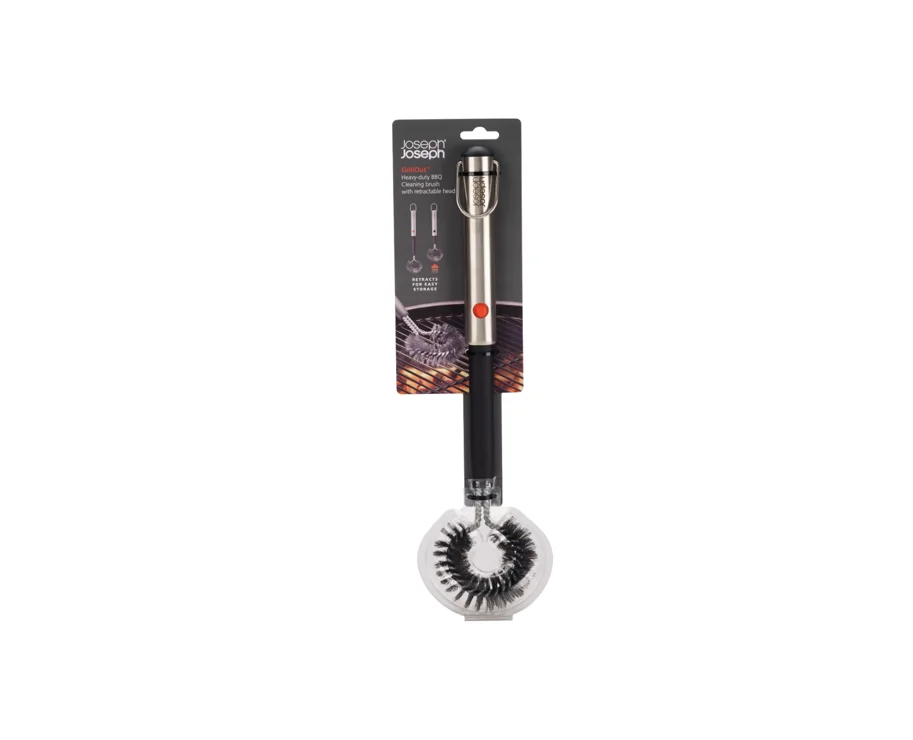 GrillOut BBQ Reinigungsbürste einziehbarer Kopf 39.9-32cm