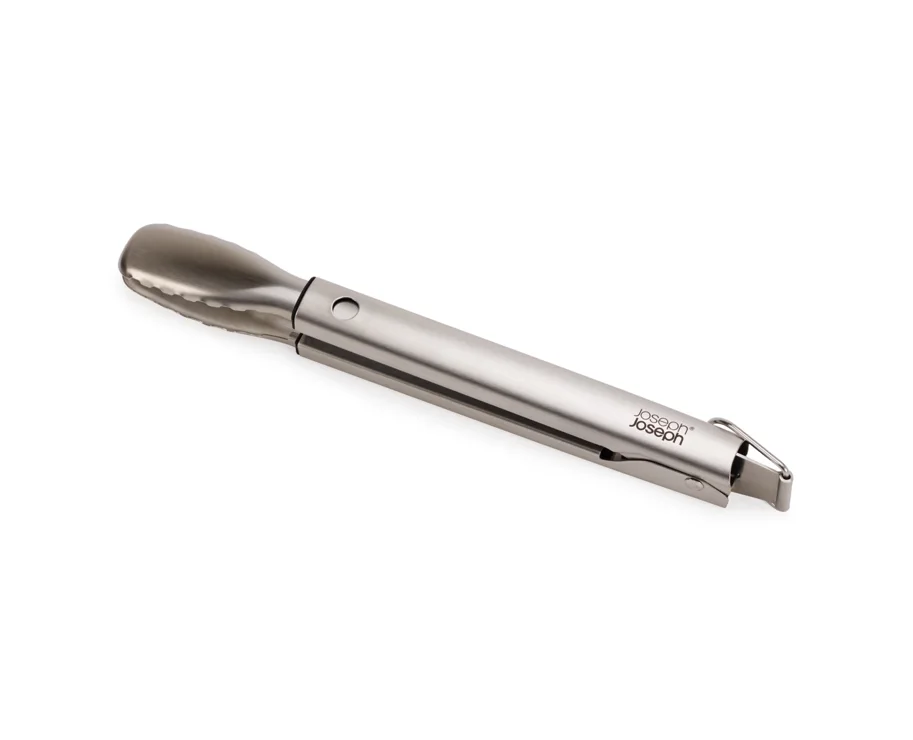 GrillOut BBQ Zange einziehbarer Kopf Edelstahl 42.5-34cm
