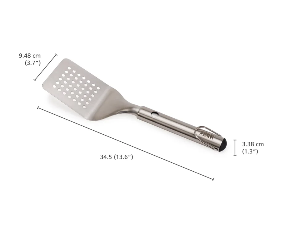 GrillOut BBQ Wender einziehbarer Kopf Edelstahl 41.7-34.5cm