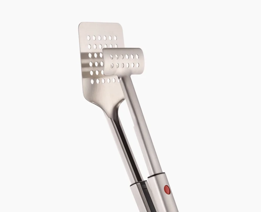 GrillOut BBQ Wender mit Zange einziehbarer Kopf 44.8x36cm