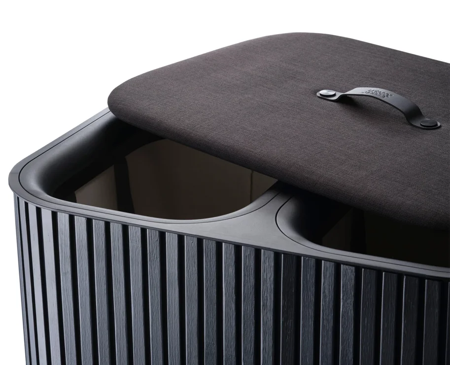 Tota Twin Luxe Wäschekorb 90l black
