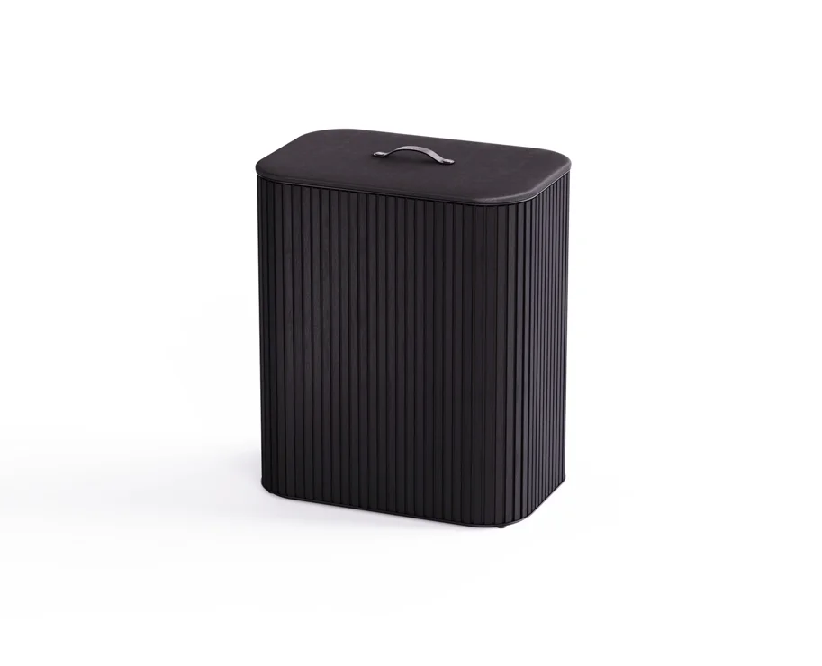 Tota Twin Luxe Wäschekorb 90l black