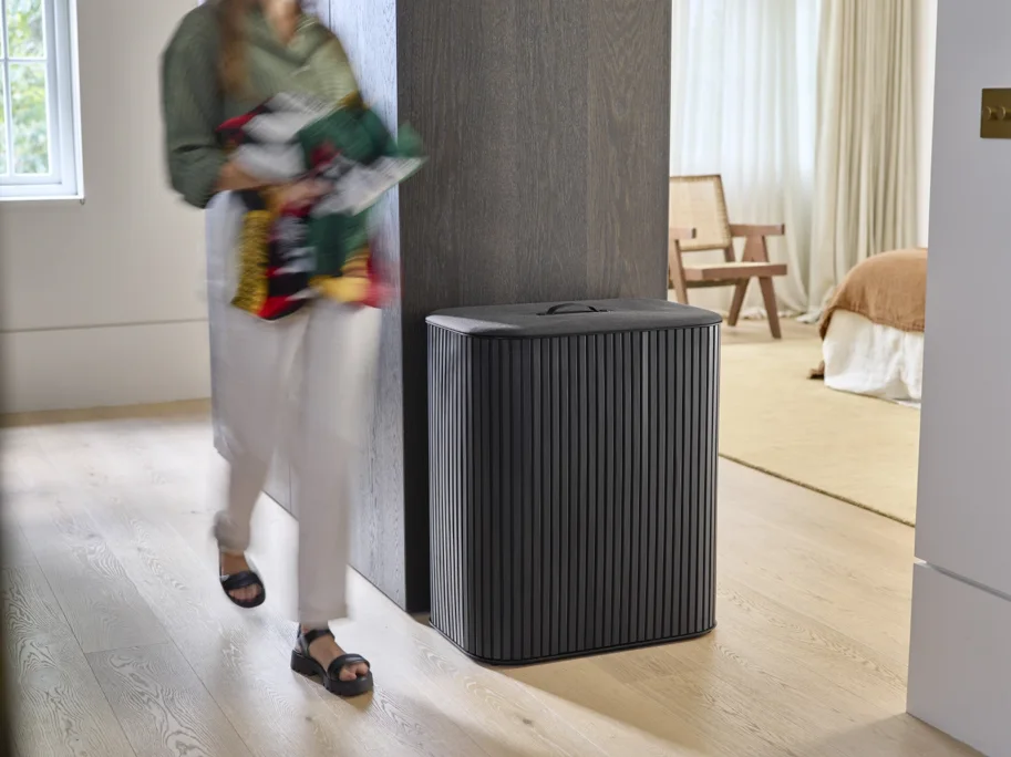 Tota Twin Luxe Wäschekorb 90l black