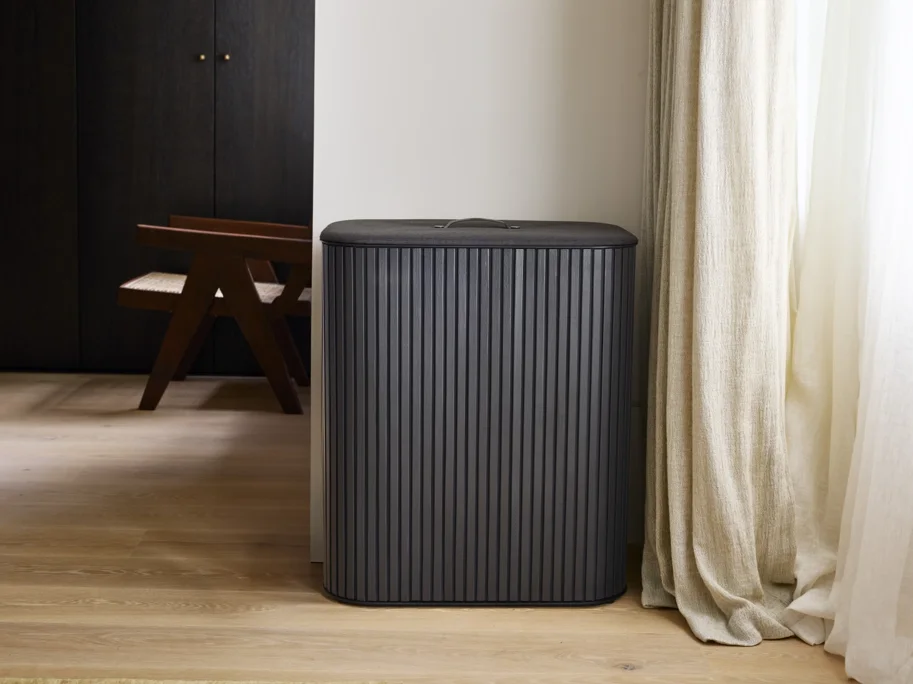 Tota Twin Luxe Wäschekorb 90l black