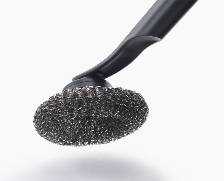SinkTech Ersatzkopf für Spülbürste Stahlwolle 9x3.5cm