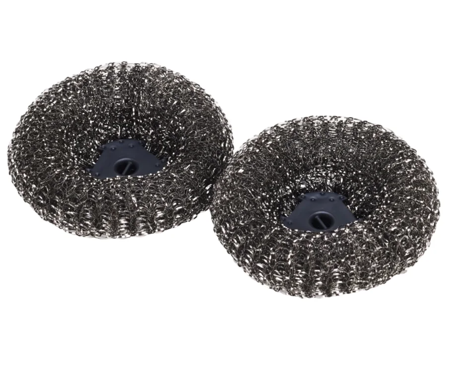 SinkTech Ersatzkopf für Spülbürste Stahlwolle 9x3.5cm