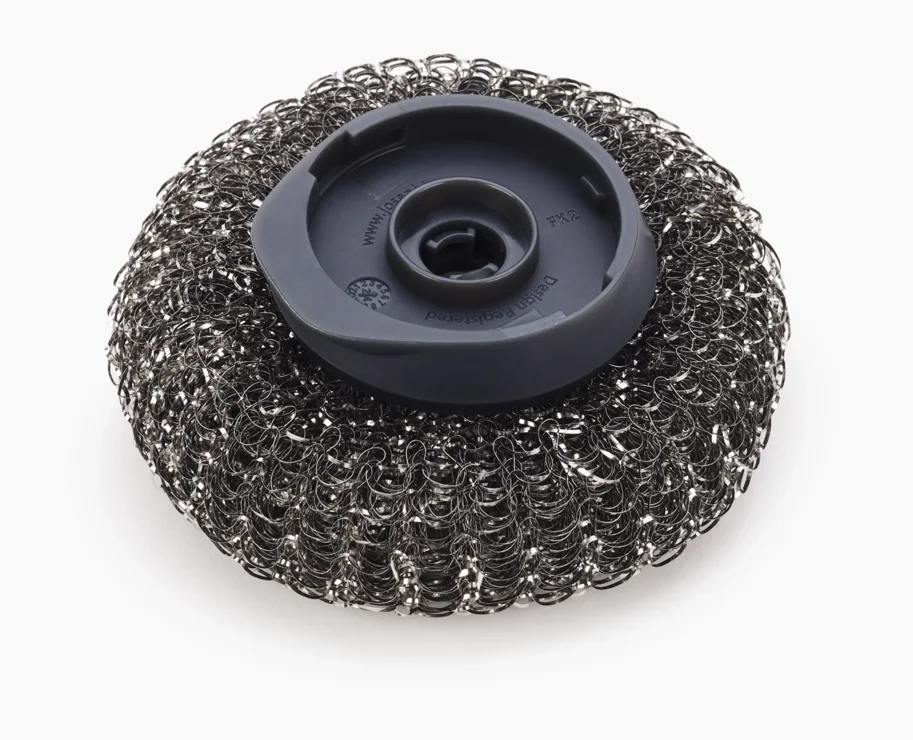 SinkTech Ersatzkopf für Spülbürste Stahlwolle 9x3.5cm