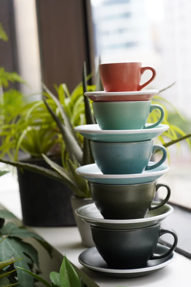 Egg Espressotasse 80ml Waldgrün