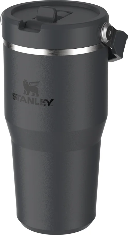 IceFlow Flip Straw Becher 0.6l black 2.0